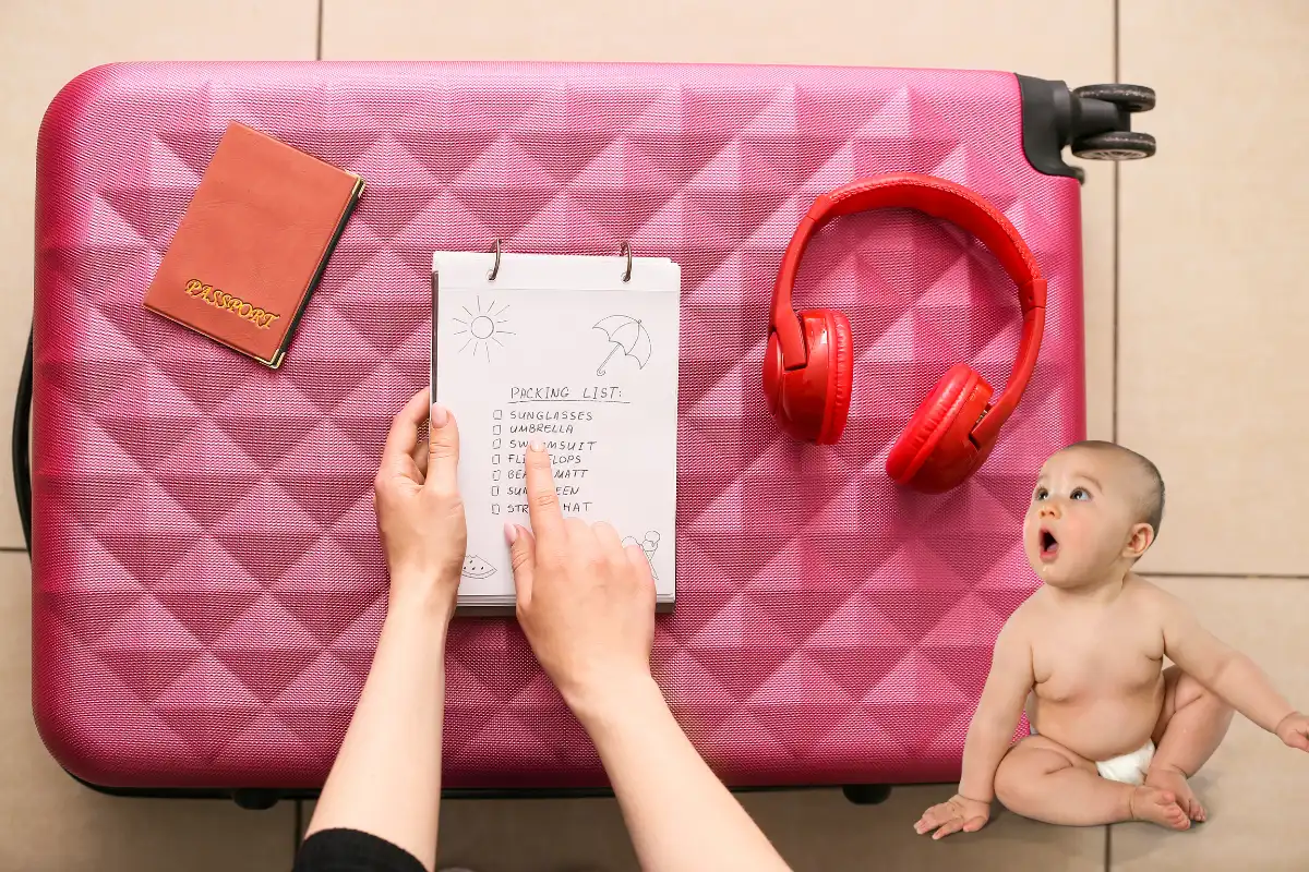 Valise bébé pour vacances