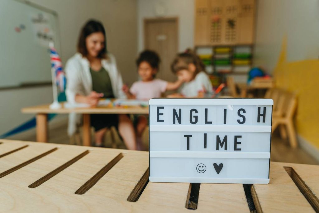 apprentissage anglais en maternelle